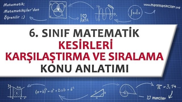 6. Sınıf Kesirler Konu Anlatımı