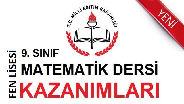 Fen Lisesi 9. Sınıf Matematik Kazanımları