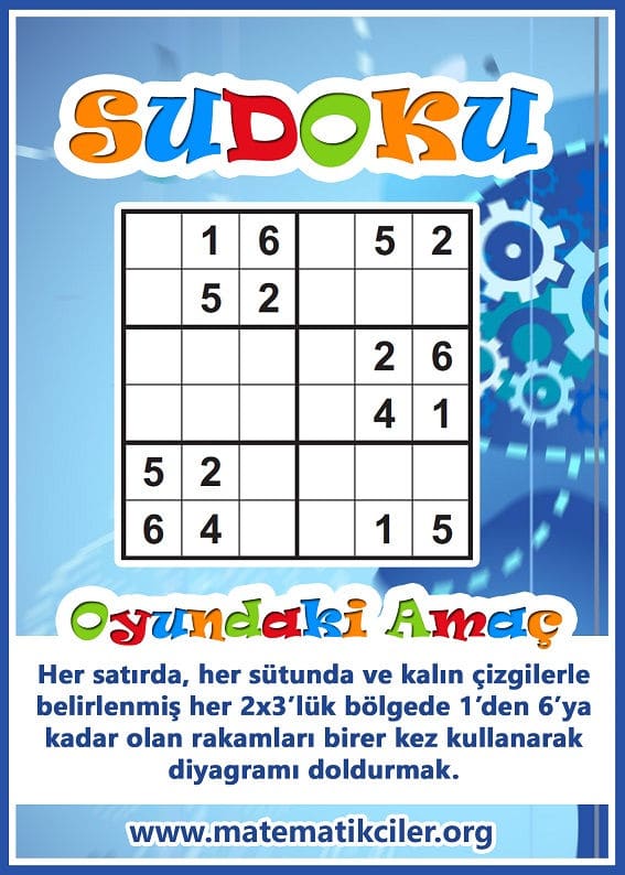 sudoku nedir nasil oynanir sudoku afisi matematikciler com