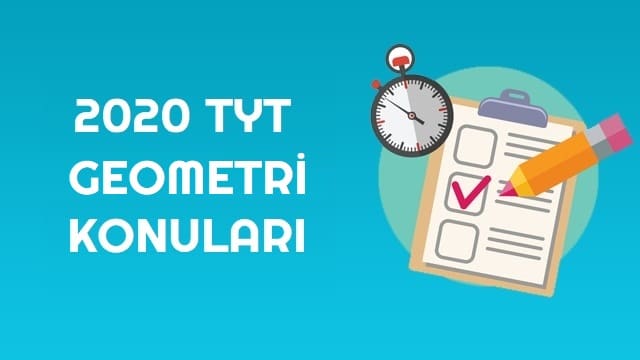 2020 TYT Geometri Konuları